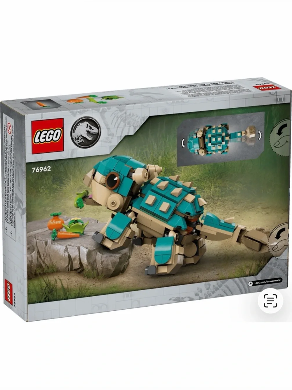Lego Jurassic World Baby Bumpy: Ankylosaurus 76962